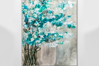 Paint Nite: Bouquet of Blue